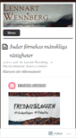 Mobile Screenshot of lennartwennberg.com