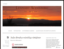 Tablet Screenshot of lennartwennberg.com